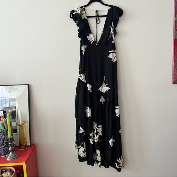 Free People She's A Waterfall Floral Ruffle Maxi Dress - Picture 3 of 9